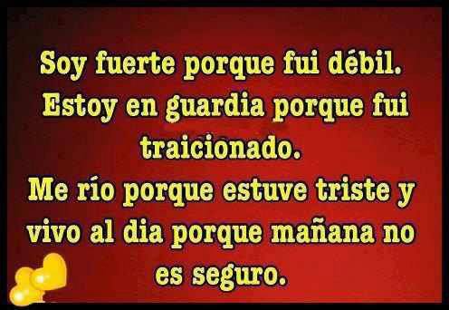 fortaleza y debilidad