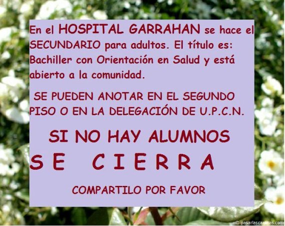 Garrahan y la educacin. No te lo pierdas.