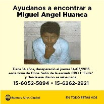 Hay que encontrarlo, est desaparecido desde el 14 de marzo.