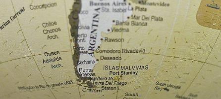 Foto: un globo terrqueo britnico que se vende en lacadena de tiendas John Lewis