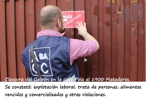 CLAUSURA GALPÓN MATADEROS