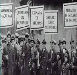 1?de mayo: una vida digna con la jornada de 8 horas.